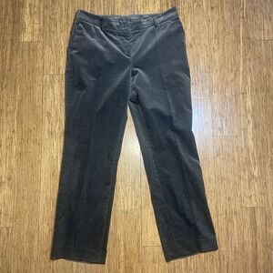 Akris Punto Pants Womens 10 (32x26) Gray Viscose Straight Stretch Preppy Trouser